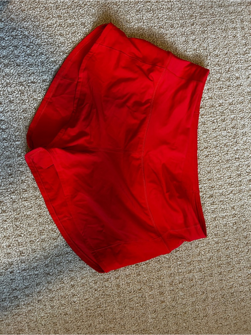 lululemon athletica Vibrant Red Women's Athletic Shorts